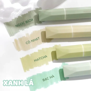 Bút highlight dạ quang pastel hộp 4 - Đánh dấu gradual tươi sáng, phù hợp học sinh ghi chú, 41.000 VND