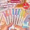 Bút highlight DecorMe dạ quang 2 đầu dube Midliner 15 màu pastel dễ thương - Giá 27.000₫