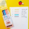 Bút highlight DecorMe dạ quang 2 đầu dube Midliner 15 màu pastel dễ thương - Giá 27.000₫ 5