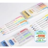 Bút highlight DecorMe dạ quang 2 đầu dube Midliner 15 màu pastel dễ thương - Giá 27.000₫ 8