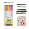Bút highlight DecorMe dạ quang 2 đầu dube Midliner 15 màu pastel dễ thương - Giá 27.000₫ 9