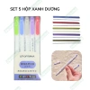 Bút highlight DecorMe dạ quang 2 đầu dube Midliner 15 màu pastel dễ thương - Giá 27.000₫ 10