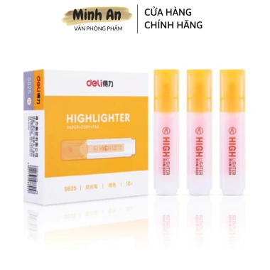 Bút Highlight Deli Cute S625 Pastel Nhanh Khô - Bút Nhớ Dòng Đánh Dấu Giá 8.000 VND