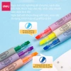 Bút highlight Deli dạ quang pastel 6 chiếc - màu nhẹ, giá chỉ 53.000đ, phù hợp học sinh sinh viên S624 3