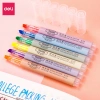 Bút highlight Deli dạ quang pastel 6 chiếc - màu nhẹ, giá chỉ 53.000đ, phù hợp học sinh sinh viên S624 7