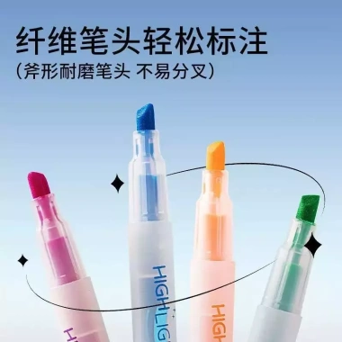 Bút highlight Deli dạ quang pastel 6 chiếc – màu nhẹ, giảm giá còn 24.000 VNĐ 6