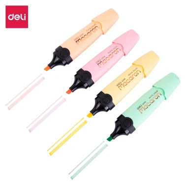 Bút highlight Deli dạ quang pastel nhiều màu, nhanh khô, chất lượng cao – 10.000 VND 7