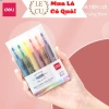 Bút highlight Deli dấu dòng dạ quang S624 - 6 chiếc hộp, giá ưu đãi 35.000₫