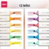 Bút Highlight Deli Nhiều Màu Pastel - Đánh Dấu Nhớ Dòng Giá 9.000đ cho Học Sinh 10
