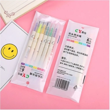 Bút Highlight Dòng Dạ Quang Nhiều Màu HAPPI - Nhanh Khô, Tiện Dụng, Giá 9.500₫ 7 Bút Highlight Dòng Dạ Quang Nhiều Màu HAPPI - Nhanh Khô, Tiện Dụng, Giá 9.500₫ 7