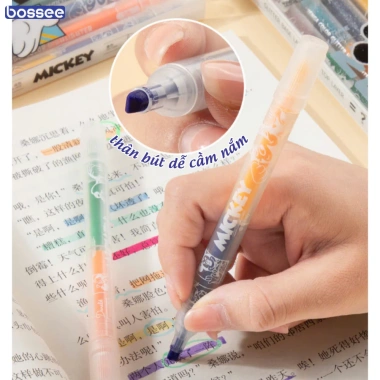 Bút Highlight Hai Đầu Pastel – Nhiều Màu, Mực Mềm Mịn, Chống Thấm, Rõ Nét, 54.000₫ 8 Bút Highlight Hai Đầu Pastel – Nhiều Màu, Mực Mềm Mịn, Chống Thấm, Rõ Nét, 54.000₫ 8
