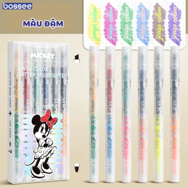 Bút Highlight Hai Đầu Pastel – Nhiều Màu, Mực Mềm Mịn, Chống Thấm, Rõ Nét, 54.000₫ 10 Bút Highlight Hai Đầu Pastel – Nhiều Màu, Mực Mềm Mịn, Chống Thấm, Rõ Nét, 54.000₫ 10