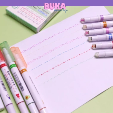 Bút Highlight lăn nhanh khô, họa bông hoa & ngôi sao - đa màu, giá 28.000₫ 2