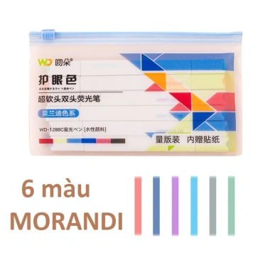 Bút highlight pastel 2 đầu Leng Keng Đánh dấu nhớ dòng, kèm sticker, giảm giá 28.000₫ 9 Bút highlight pastel 2 đầu Leng Keng Đánh dấu nhớ dòng, kèm sticker, giảm giá 28.000₫ 9