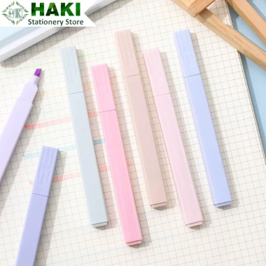 Bút highlight pastel 2 đầu Morandi HAKI B49 - Dòng dạ quang màu đa, 27.900₫ 2