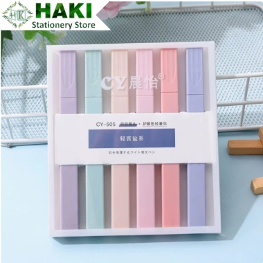 Bút highlight pastel 2 đầu Morandi HAKI B49 - Dòng dạ quang màu đa, 27.900₫ 4