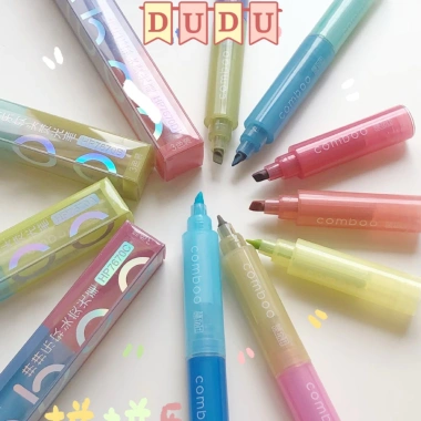 Bút Highlight Pastel 3 Màu DUDU Nhớ Dòng Cao Cấp Giá Ưu Đãi 29.000 Phù Hợp Học Sinh Văn Phòng 8 Bút Highlight Pastel 3 Màu DUDU Nhớ Dòng Cao Cấp Giá Ưu Đãi 29.000 Phù Hợp Học Sinh Văn Phòng 8