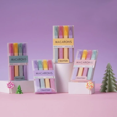 Bút Highlight Pastel Classmate Đầu Siêu Mềm CL-HL5S - Đa Năng Viết Calligraphy, Nhớ, Tiêu Đề, Giá 49.900₫