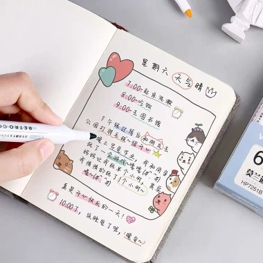 Bút highlight pastel dạ quang cute, ghi nhớ, đánh dấu đa màu - Giá chỉ 16.000₫