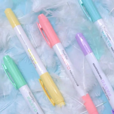 Bút highlight Pastel Thiên Long Pazto HL-016 - dạ quang rửa được, màu tươi sáng, chỉ 14.400₫ 3