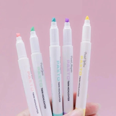 Bút highlight Pastel Thiên Long Pazto HL-016 - dạ quang rửa được, màu tươi sáng, chỉ 14.400₫ 4
