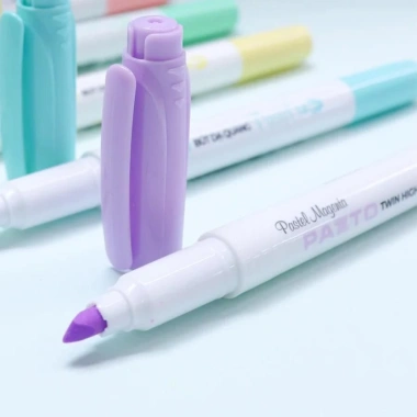 Bút highlight Pastel Thiên Long Pazto HL-016 - dạ quang rửa được, màu tươi sáng, chỉ 14.400₫ 6