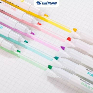 Bút highlight Pastel Thiên Long Pazto HL-016 - dạ quang rửa được, màu tươi sáng, chỉ 14.400₫ 9