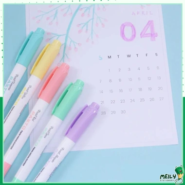 Bút highlight Pastel Thiên Long Pazto HL-016 - Dạ quang rửa được, nhiều màu tươi sáng 2