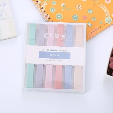 Bút highlight pastel V06 bộ 6 màu 2 đầu thân vuông, ghi nhớ, dạ quang 28.500₫ 4 Bút highlight pastel V06 bộ 6 màu 2 đầu thân vuông, ghi nhớ, dạ quang 28.500₫ 4
