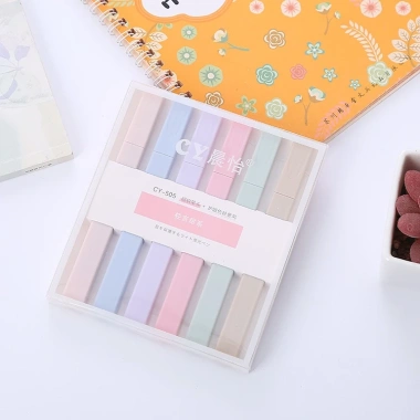 Bút highlight pastel V06 bộ 6 màu 2 đầu thân vuông, ghi nhớ, dạ quang 28.500₫ 5 Bút highlight pastel V06 bộ 6 màu 2 đầu thân vuông, ghi nhớ, dạ quang 28.500₫ 5