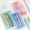 Bút Highlight Pocket Mini 4 màu pastel, viết mượt không lem, kèm hộp, phù hợp học tập & trang trí - giá 51.000₫