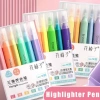 Bút Highlight QRNYYOE Morandi Macaron Dung Tích Lớn, Thiết Kế Tam Giác Chống Mỏi Tay, An Toàn Mắt Học Tập 35.750 VND 3