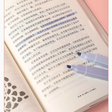 Bút Highlighter BERNYTRO Pastel Kawaii 2 đầu huỳnh quang - Đồ dùng văn phòng phẩm thẩm mỹ, giảm giá 61.710₫