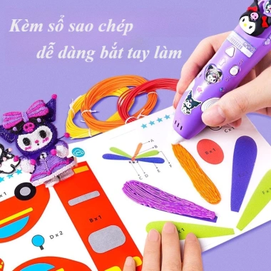 Bút In 3D Trẻ Em - Đầu Bút An Toàn Nhiệt Độ Thấp, Đồ Chơi Nghệ Thuật Thông Minh, Quà Tặng Sáng Tạo 5