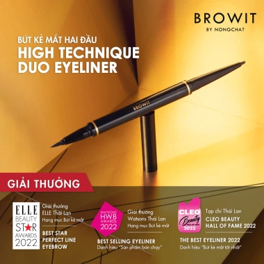Bút Kẻ Mắt 2 Đầu Sắc Nét Chống Nước Browit Hightechnique Duo 0.5ml+0.14g Giá 129k 3 Bút Kẻ Mắt 2 Đầu Sắc Nét Chống Nước Browit Hightechnique Duo 0.5ml+0.14g Giá 129k 3