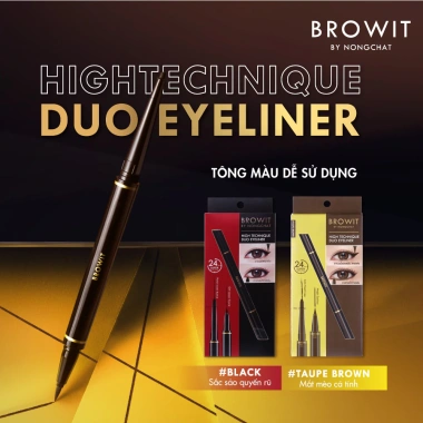 Bút Kẻ Mắt 2 Đầu Sắc Nét Chống Nước Browit Hightechnique Duo 0.5ml+0.14g Giá 129k 6 Bút Kẻ Mắt 2 Đầu Sắc Nét Chống Nước Browit Hightechnique Duo 0.5ml+0.14g Giá 129k 6