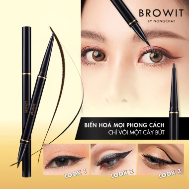 Bút Kẻ Mắt 2 Đầu Sắc Nét Chống Nước Browit Hightechnique Duo 0.5ml+0.14g Giá 129k 7 Bút Kẻ Mắt 2 Đầu Sắc Nét Chống Nước Browit Hightechnique Duo 0.5ml+0.14g Giá 129k 7