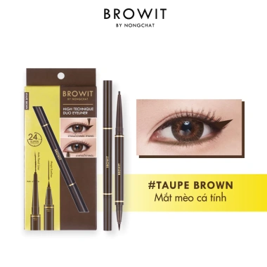 Bút Kẻ Mắt 2 Đầu Sắc Nét Chống Nước Browit Hightechnique Duo 0.5ml+0.14g Giá 129k 10 Bút Kẻ Mắt 2 Đầu Sắc Nét Chống Nước Browit Hightechnique Duo 0.5ml+0.14g Giá 129k 10