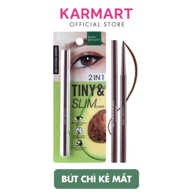 Bút kẻ mắt 2 in 1 Baby Bright Tiny & Slim Liner 0.1g - Giá ưu đãi 64.000đ 2