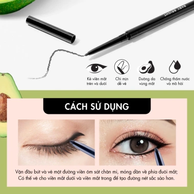 Bút kẻ mắt 2 in 1 Baby Bright Tiny & Slim Liner 0.1g - Giá ưu đãi 64.000đ 5