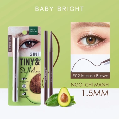 Bút kẻ mắt 2 in 1 Baby Bright Tiny & Slim Liner 0.1g - Giá ưu đãi 64.000đ 10