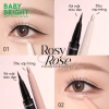Bút kẻ mắt Baby Bright Rosy Rose 0.3ml + sáp mắt 0.2g - Đánh mắt rạng rỡ, dịu nhẹ, giá 89.000đ 2
