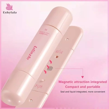 Bút kẻ mắt đôi từ tính hình tam giác chống nước, đầu nâu lỏng, miếng lót mở rộng, tem mỹ phẩm, khô nhanh, giá 70.840 6