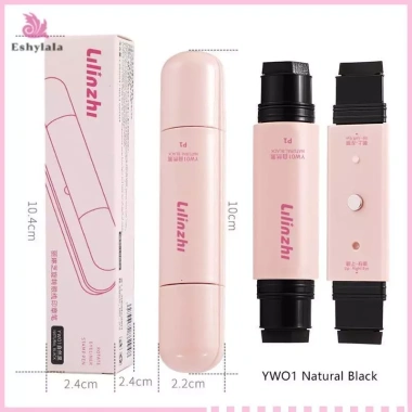 Bút kẻ mắt đôi từ tính hình tam giác chống nước, đầu nâu lỏng, miếng lót mở rộng, tem mỹ phẩm, khô nhanh, giá 70.840 9