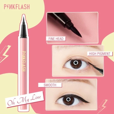 Bút kẻ mắt Pinkflash dạng lỏng nhanh khô màu nâu 30g B02 chất lì, chống nước, lâu trôi, giá chỉ 42.000 VND