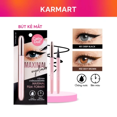 Bút Kẻ Mắt Siêu Mảnh Cathy Doll Chống Nước, Sắc Nét Tự Nhiên – 0.7ml Giá Ưu Đãi 129.000đ Bút Kẻ Mắt Siêu Mảnh Cathy Doll Chống Nước, Sắc Nét Tự Nhiên – 0.7ml Giá Ưu Đãi 129.000đ