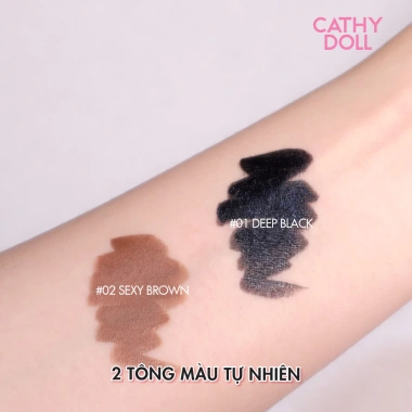 Bút Kẻ Mắt Siêu Mảnh Cathy Doll Chống Nước, Sắc Nét Tự Nhiên – 0.7ml Giá Ưu Đãi 129.000đ