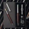Bút ký cao cấp thép và thân gỗ, tặng hộp, túi, ngòi, lọ mực 15ml - Giá 275.000 VND 5