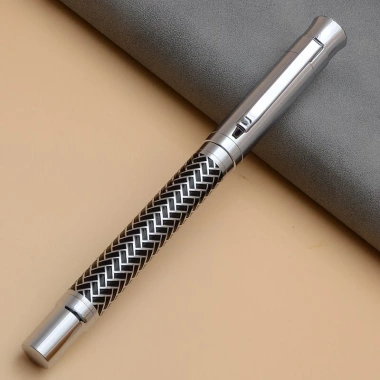 Bút ký gel Vỏ kim loại Vằn Nổi Baoer519 - Mực nước mượt, độ bền cao, giá ưu đãi 88.000đ