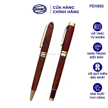 Bút Ký Gỗ Trắc HAHANCO Đủ Mẫu - May Mắn Tài Lộc, Giá chỉ 240.000₫ Giảm 20%